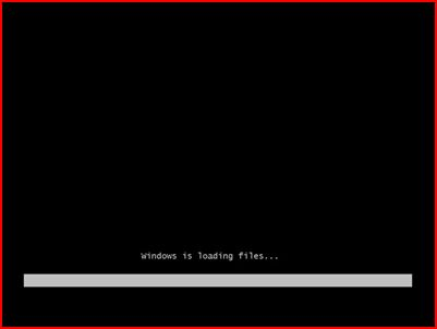 Windows 7 Setup Screen